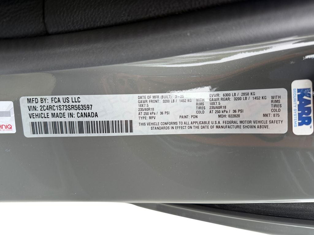 2025 Chrysler Pacifica Hybrid Select Premium S Appearance