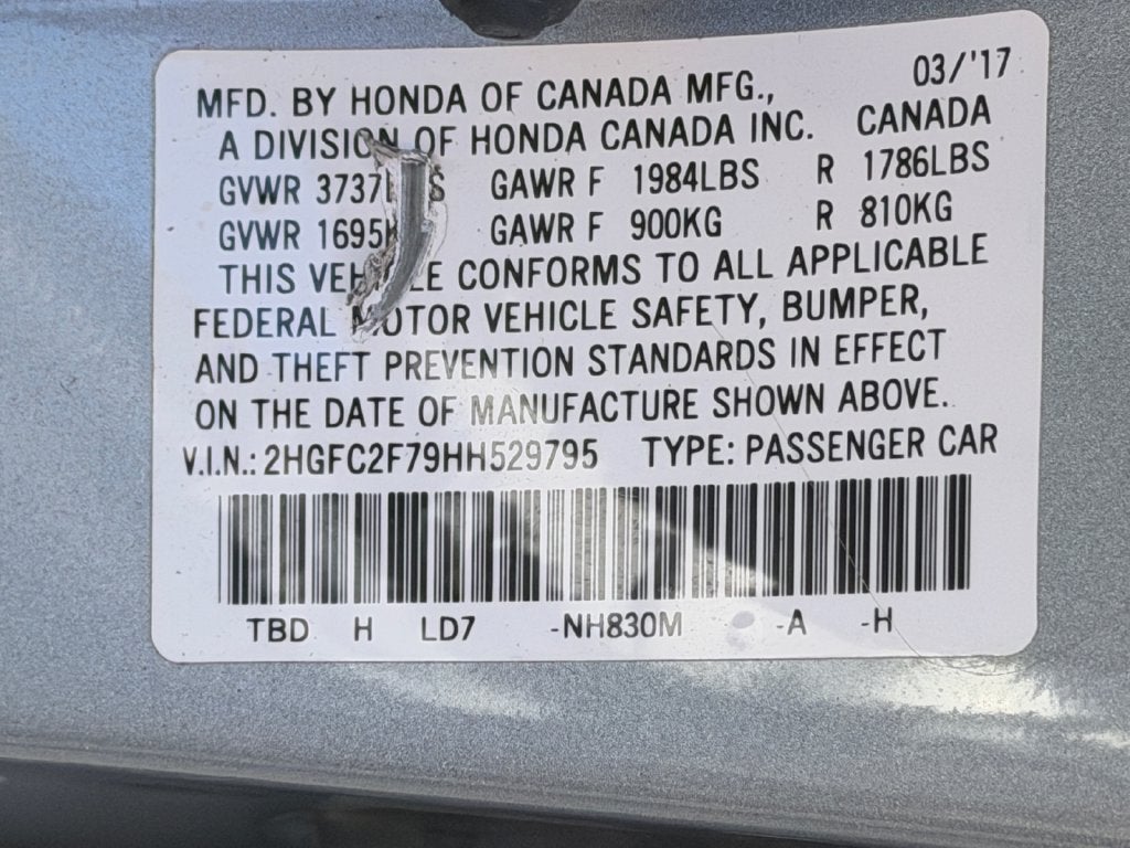 2017 Honda Civic EX