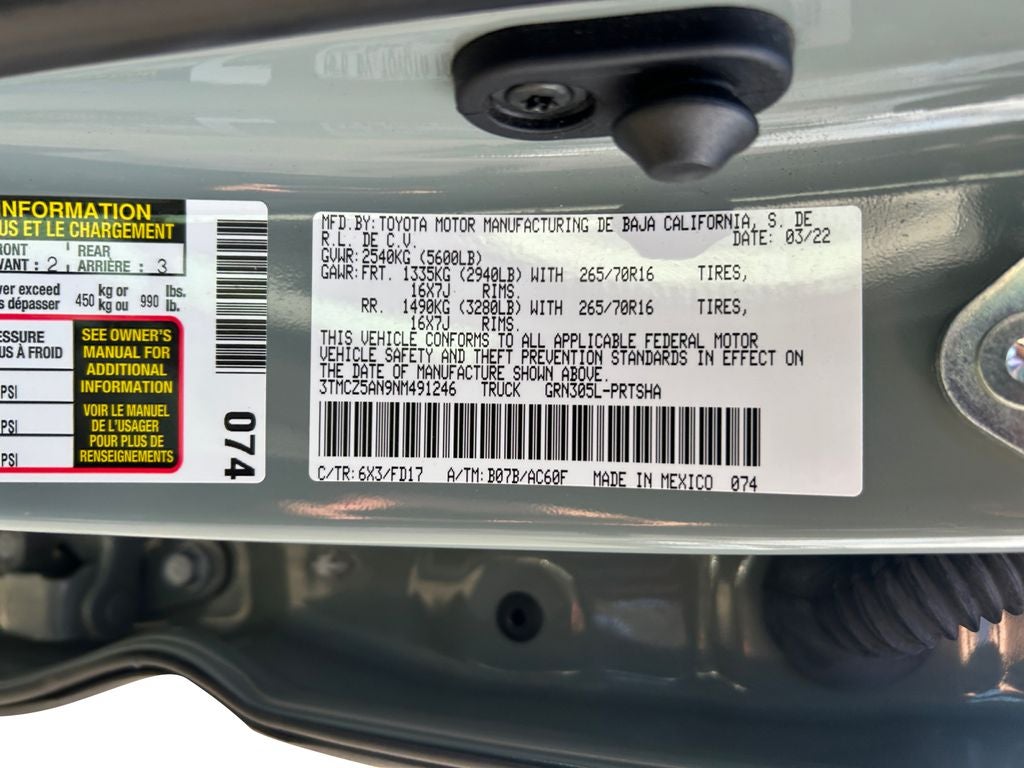 2022 Toyota Tacoma TRD Off-Road V6