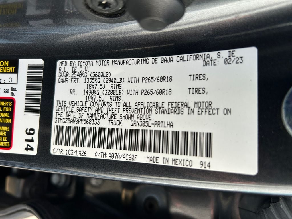 2023 Toyota Tacoma Limited V6