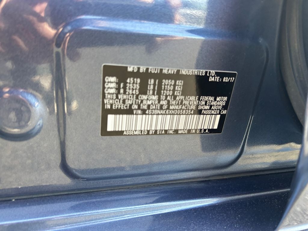 2017 Subaru Legacy 2.5i Limited