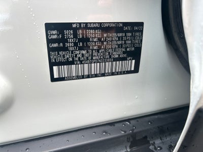 2022 Subaru Outback Touring XT