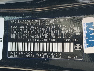2025 Toyota Camry LE