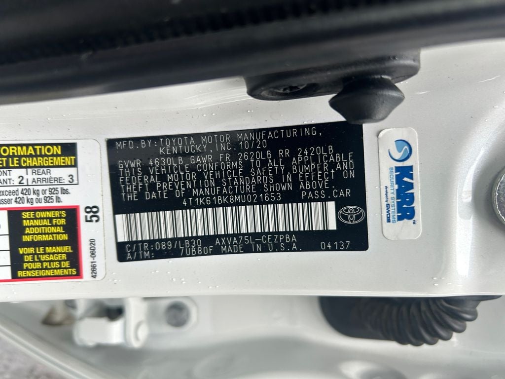 2021 Toyota Camry XSE