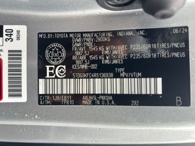 2024 Toyota Sienna XSE 7 Passenger