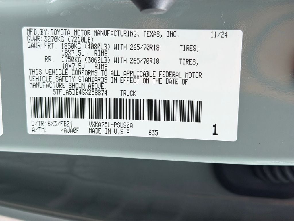 2025 Toyota Tundra SR5
