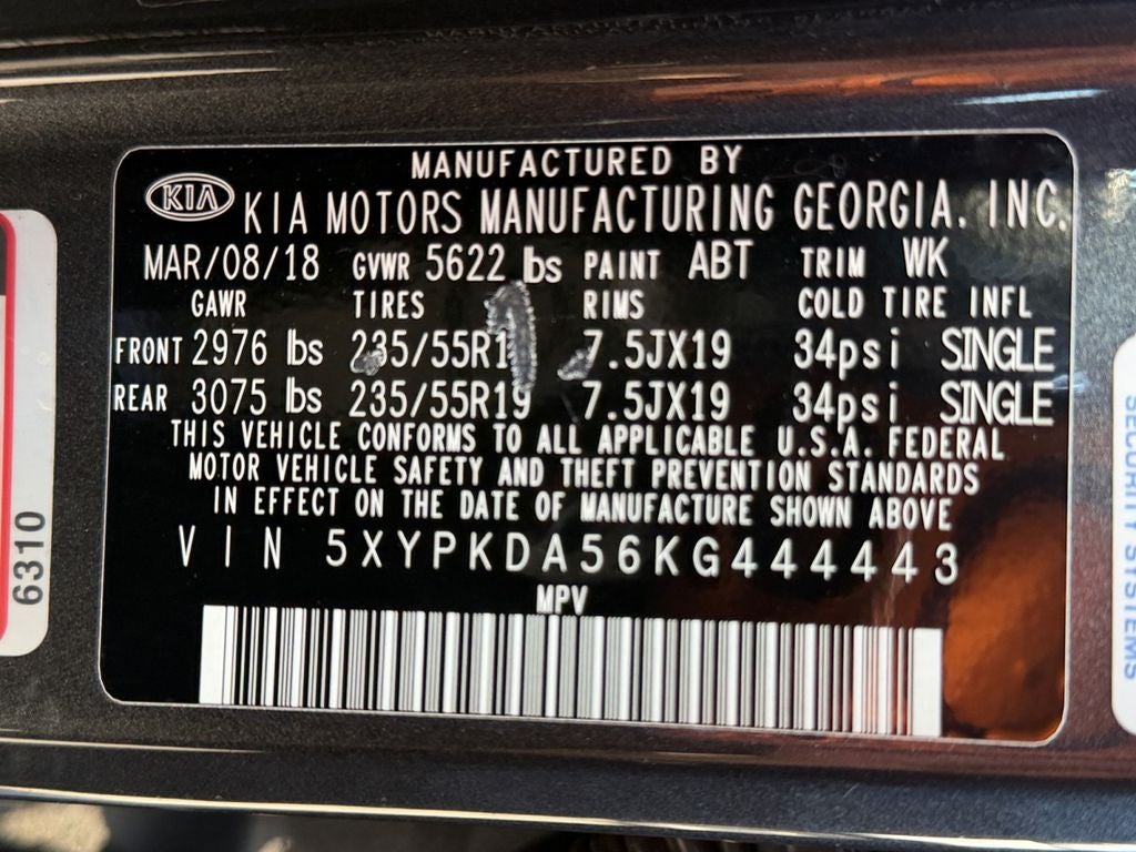 2019 Kia Sorento SX Limited