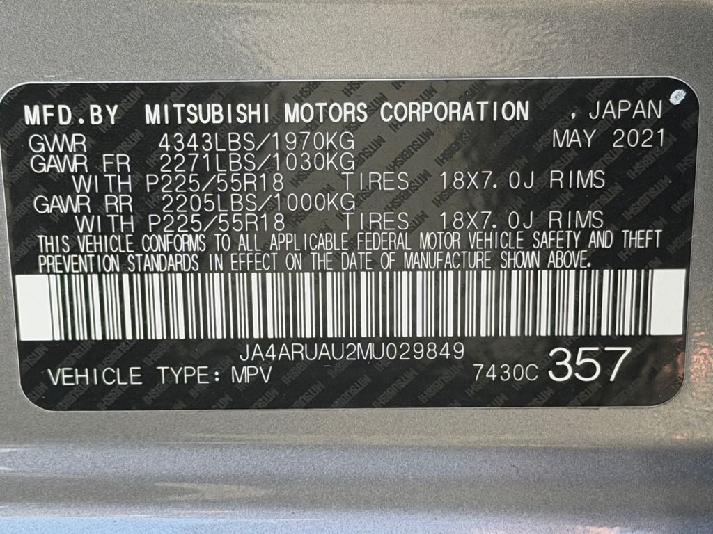 2021 Mitsubishi Outlander Sport Base