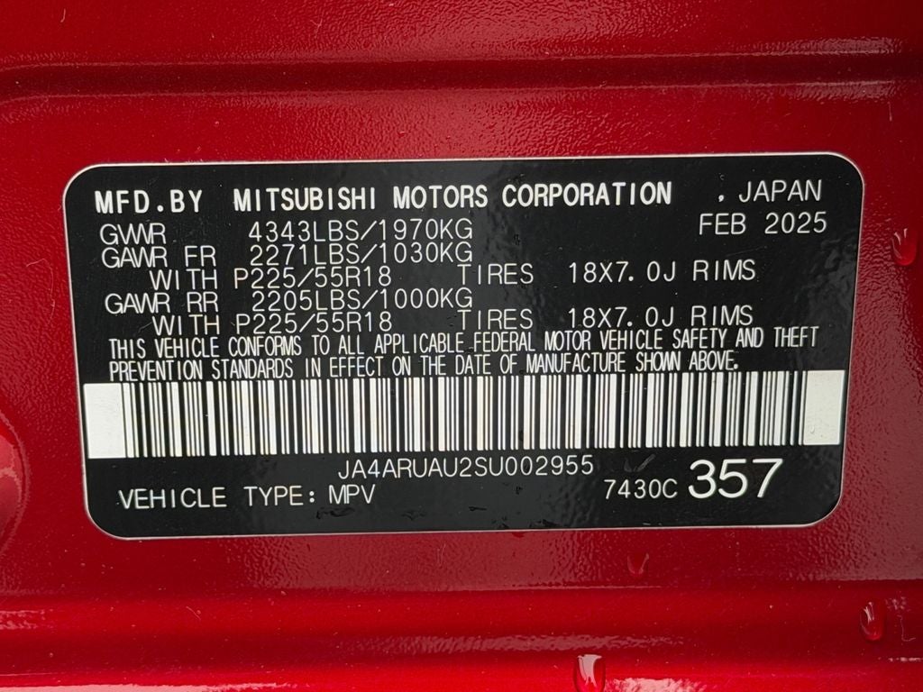 2025 Mitsubishi Outlander Sport 2.0 SE