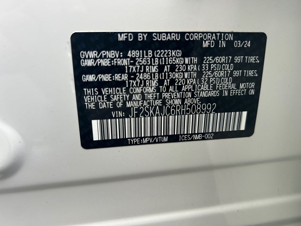 2024 Subaru Forester Wilderness