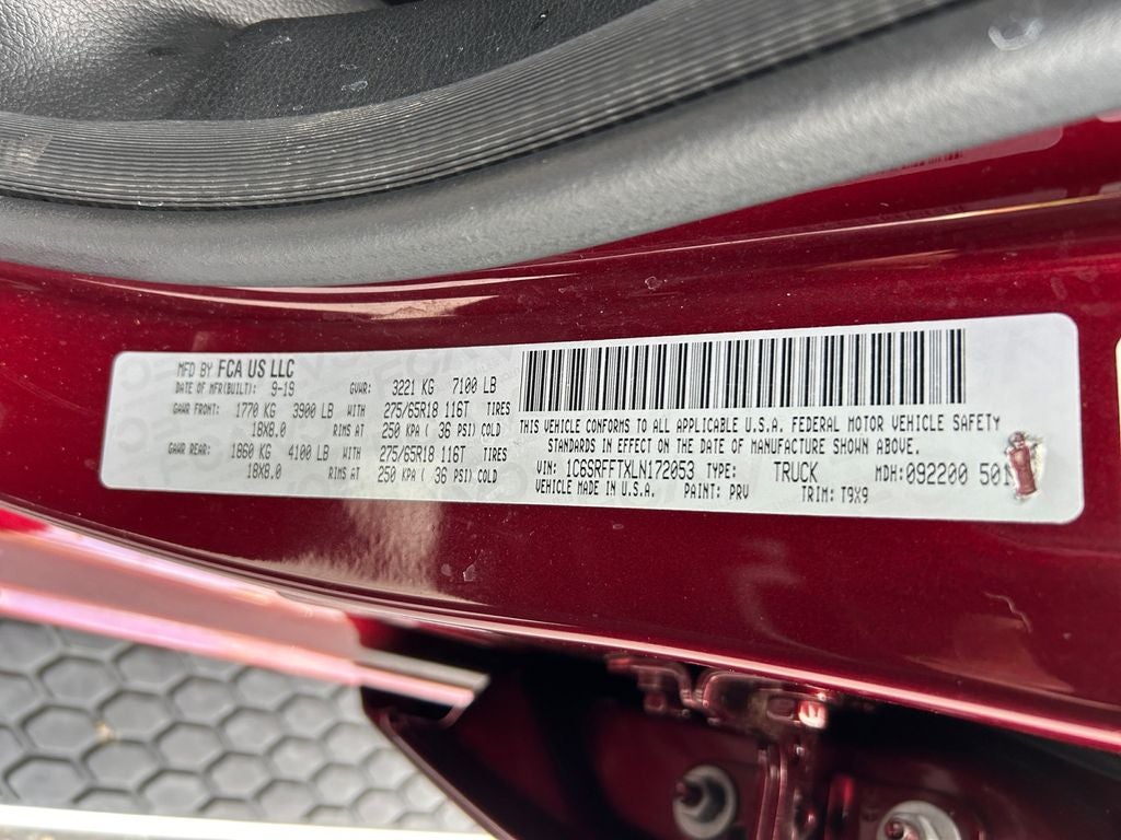 2020 RAM 1500 Big Horn/Lone Star