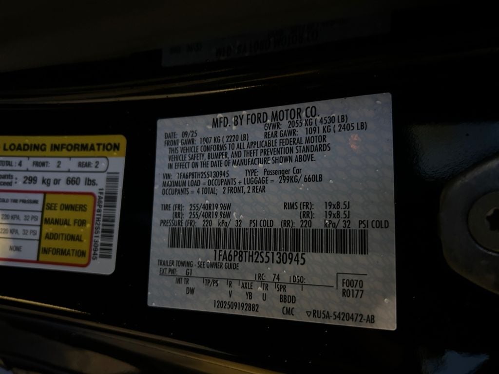 2025 Ford Mustang EcoBoost