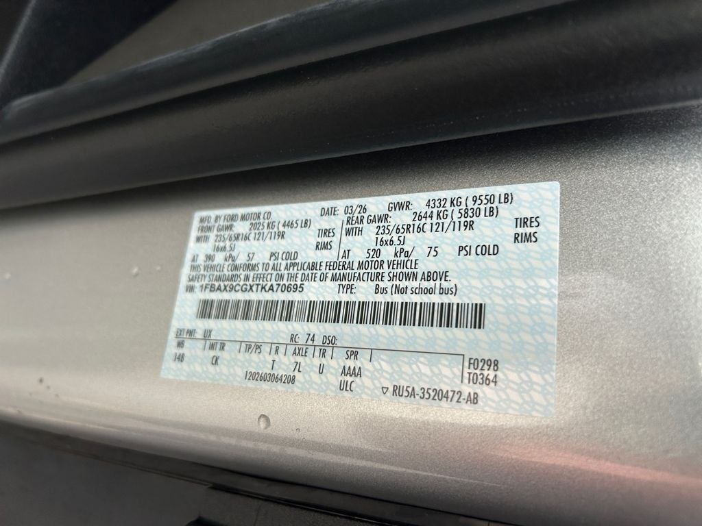 2026 Ford Transit-350 Passenger Van XLT