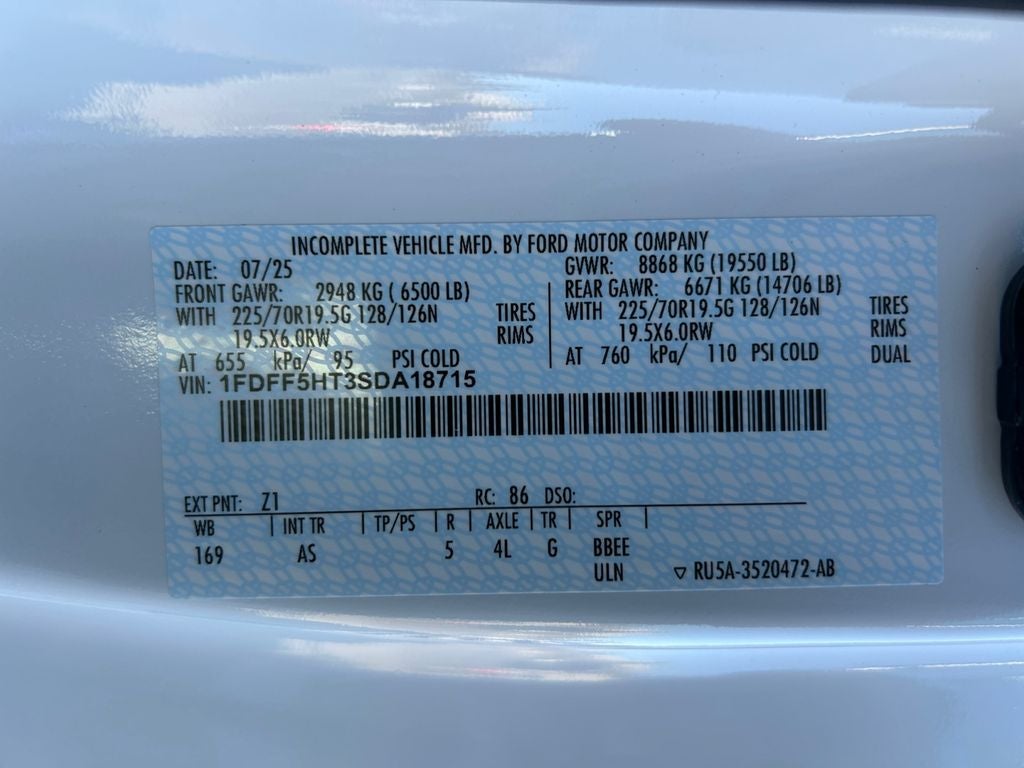 2025 Ford F-550SD XL DRW