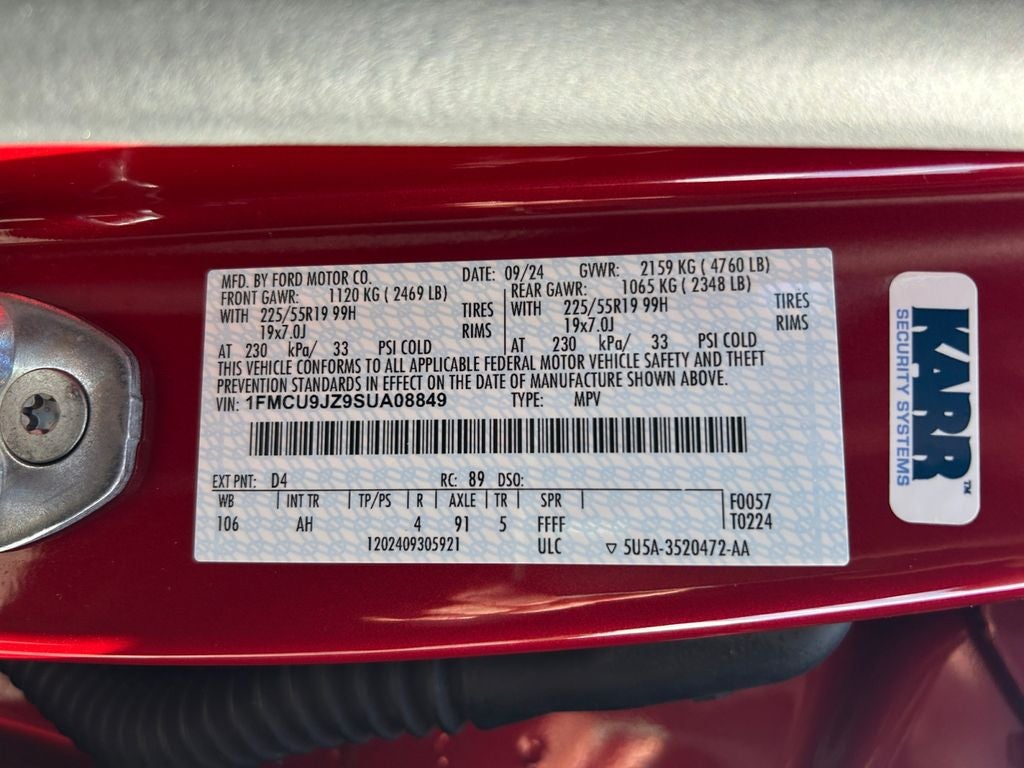 2025 Ford Escape Hybrid Platinum