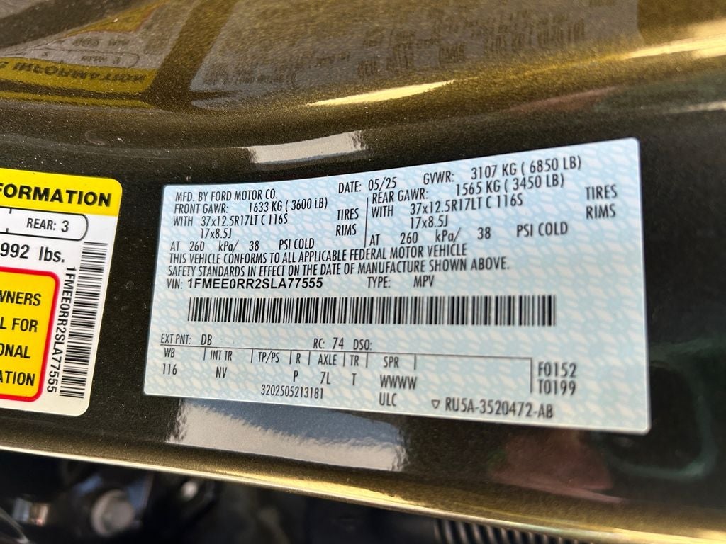 2025 Ford Bronco Raptor