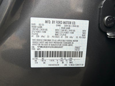 2025 Ford Explorer Platinum