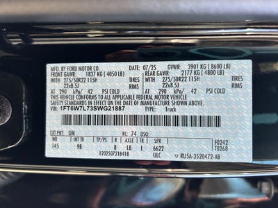 2025 Ford F-150 Lightning Platinum