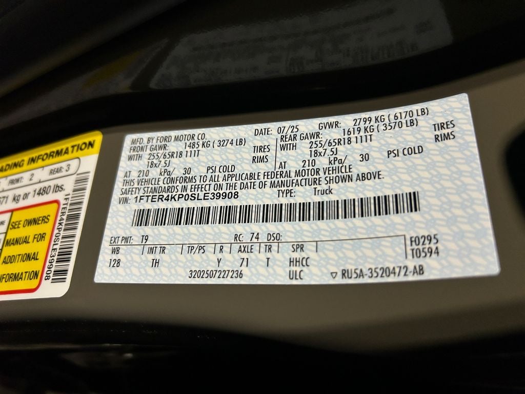 2025 Ford Ranger Lariat