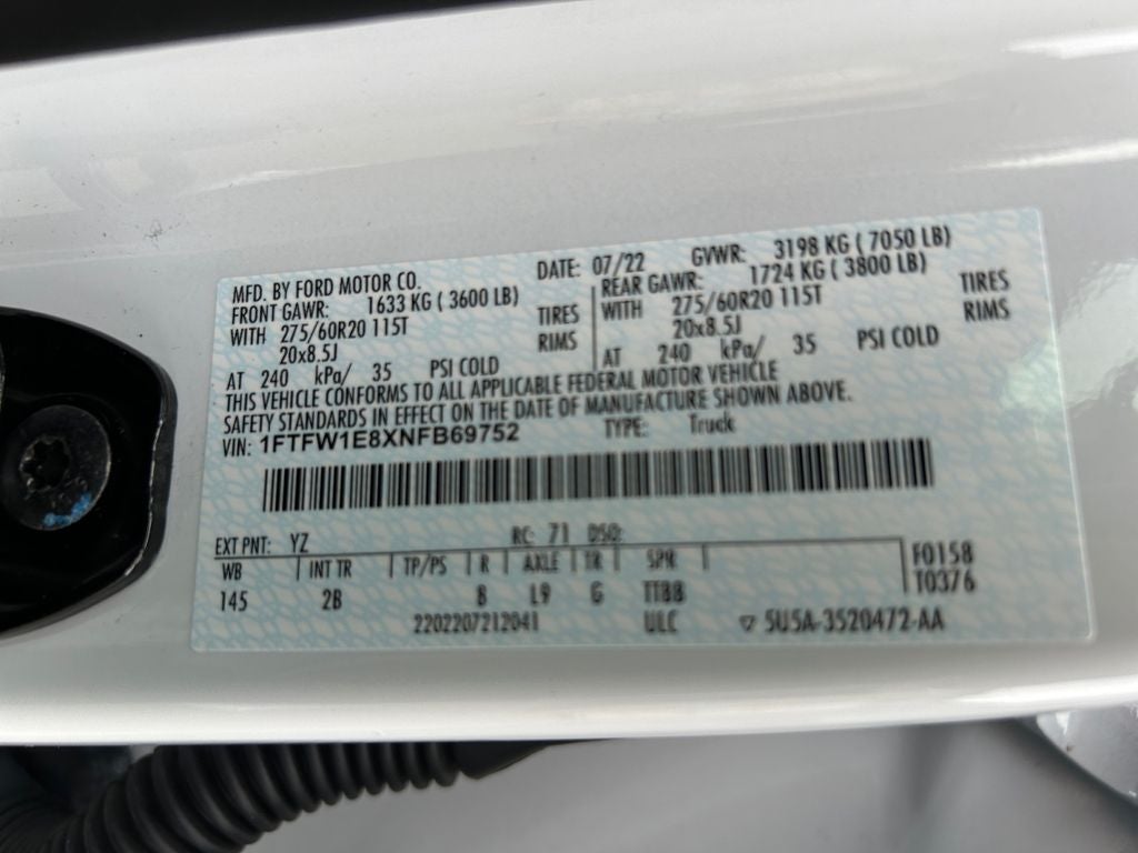 2022 Ford F-150 Lariat