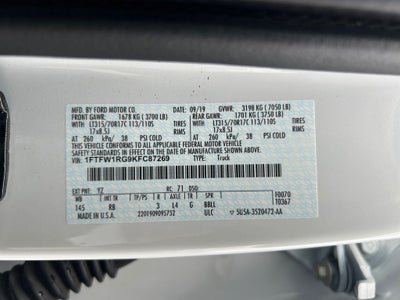 2019 Ford F-150 Raptor