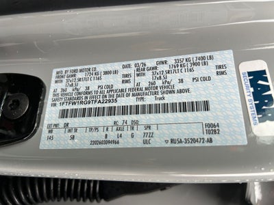 2026 Ford F-150 Raptor