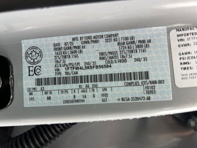 2025 Ford F-150 Tremor