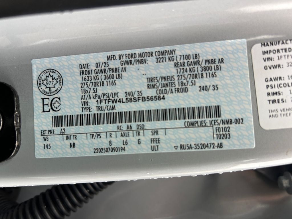 2025 Ford F-150 Tremor