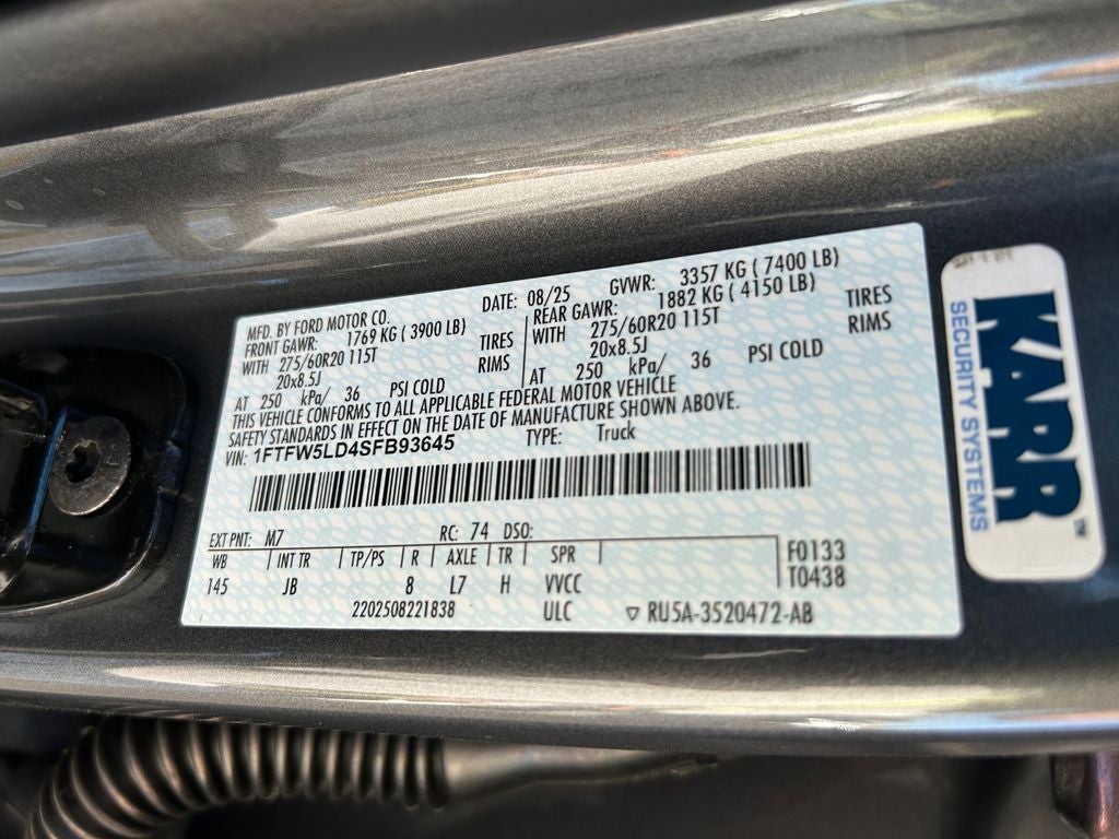 2025 Ford F-150 Lariat