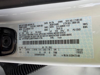 2026 Ford F-150 Platinum