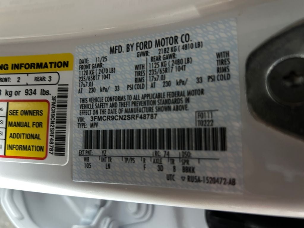 2025 Ford Bronco Sport Outer Banks