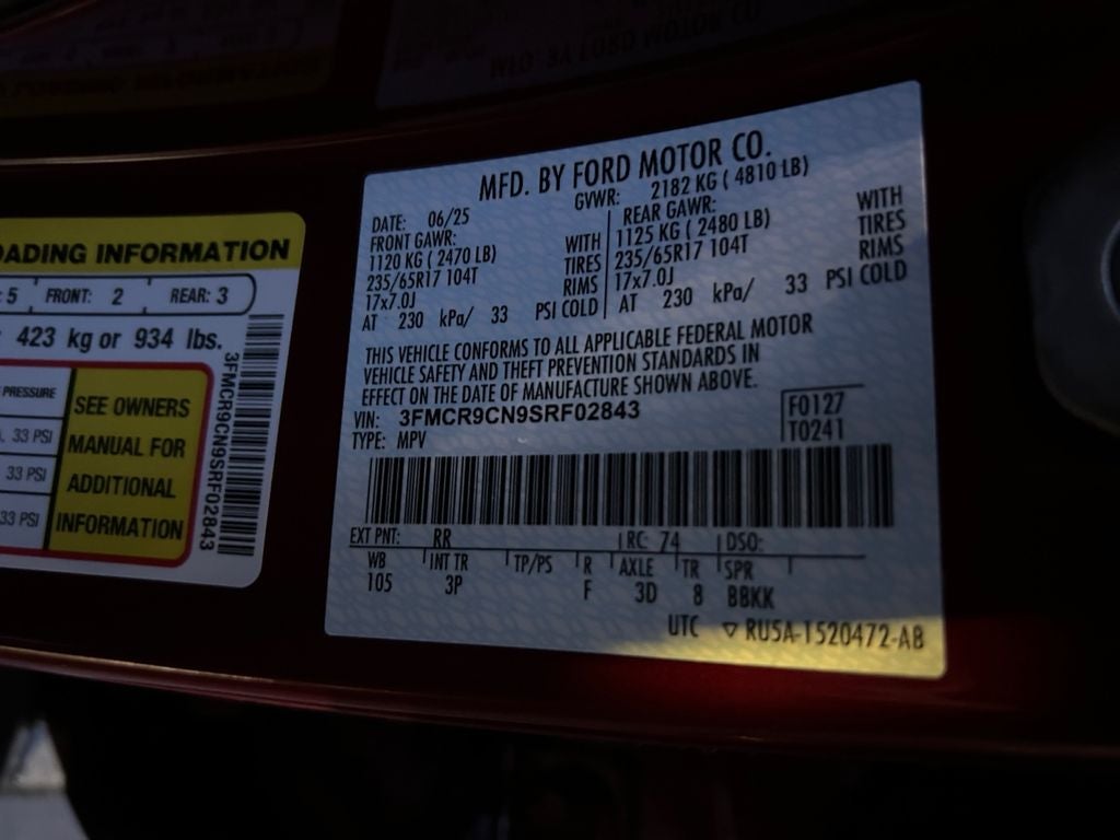 2025 Ford Bronco Sport Outer Banks