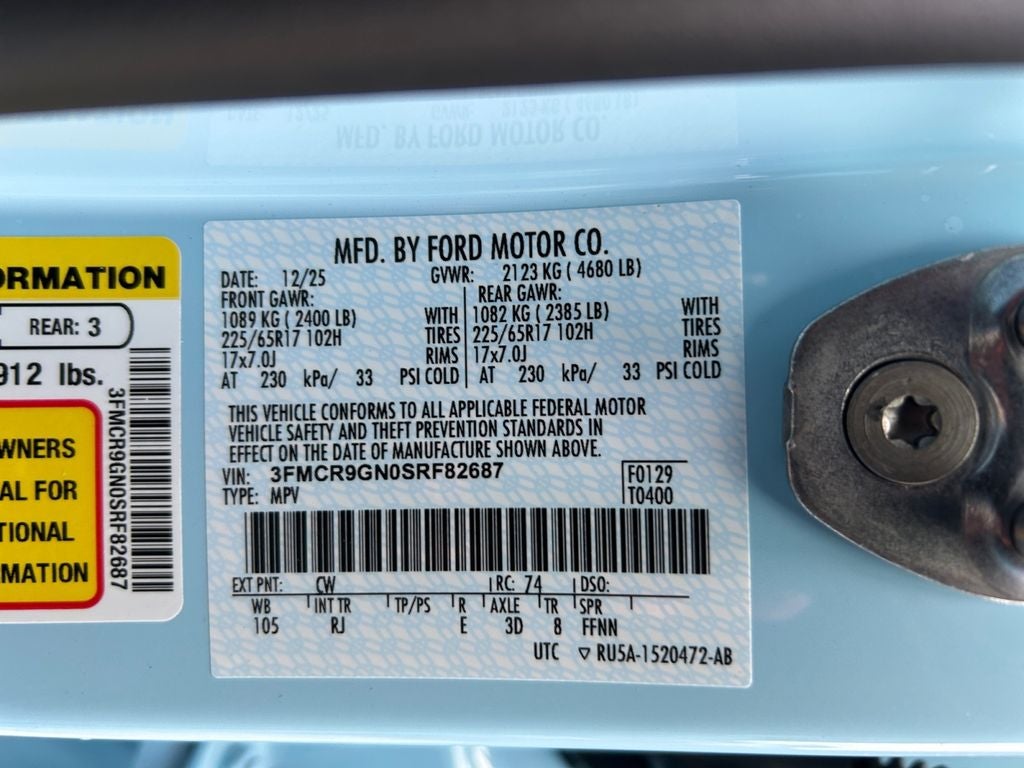 2025 Ford Bronco Sport Heritage