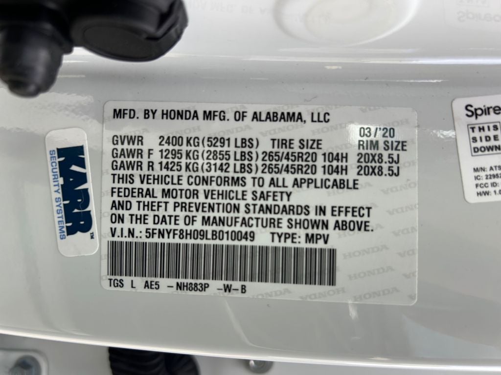 2020 Honda Passport Elite