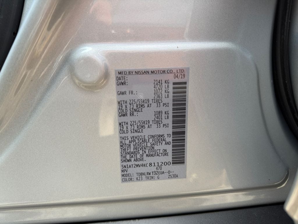 2019 Nissan Rogue SL