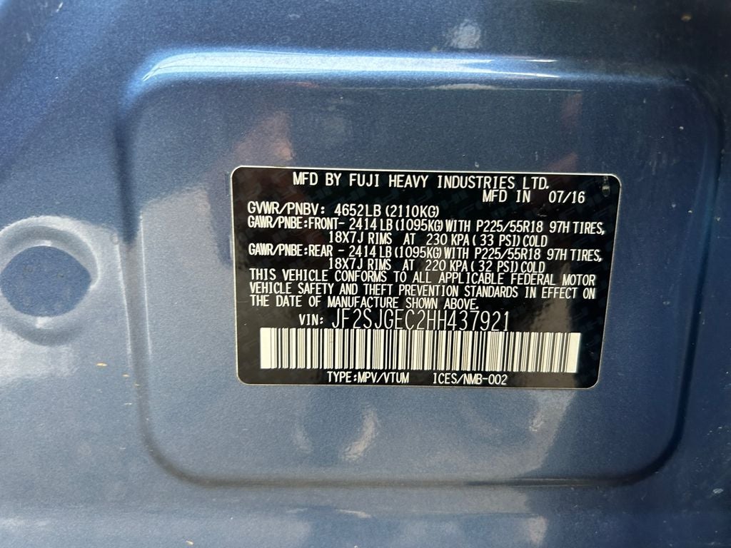 2017 Subaru Forester 2.0XT Premium Premium