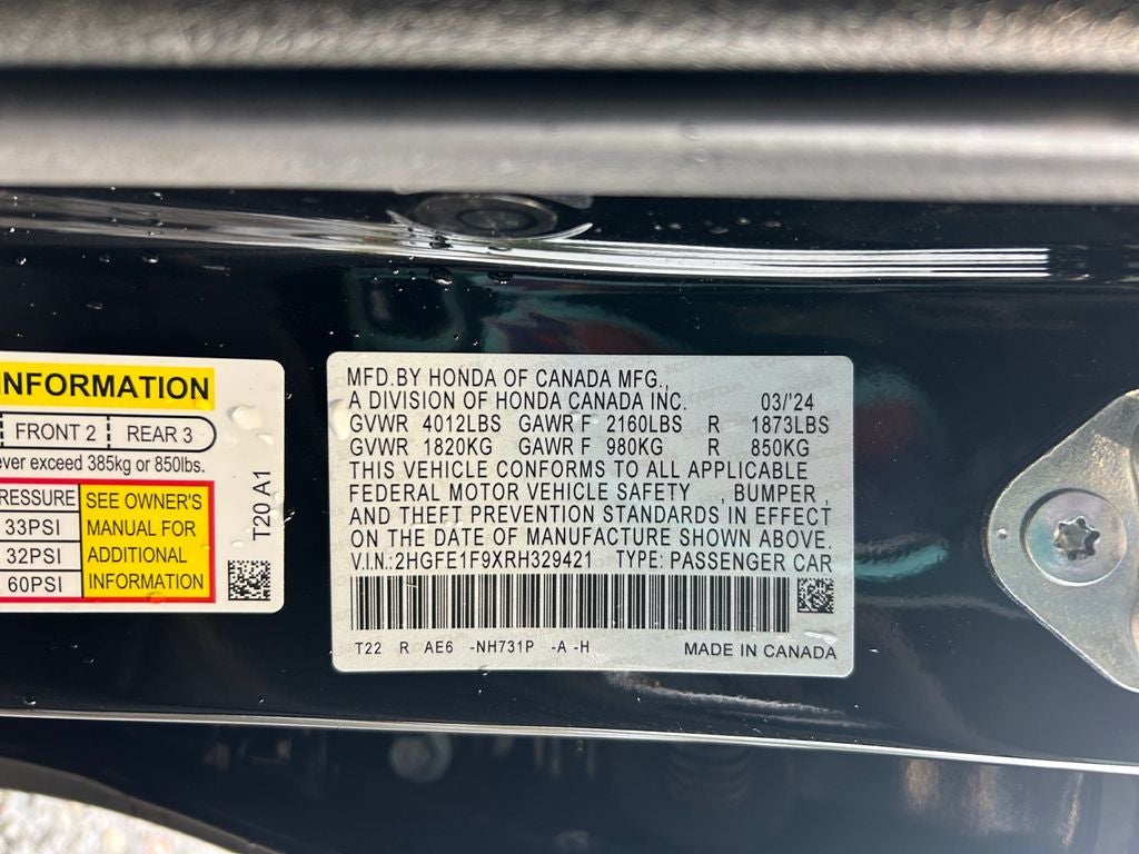 2024 Honda Civic Touring