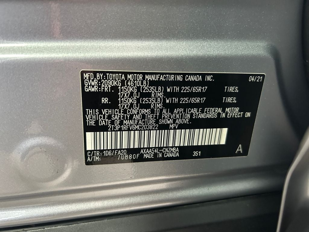 2021 Toyota RAV4 XLE