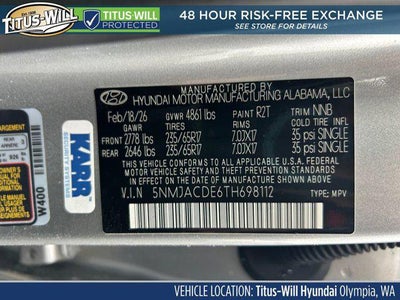 2026 Hyundai Tucson SE AWD