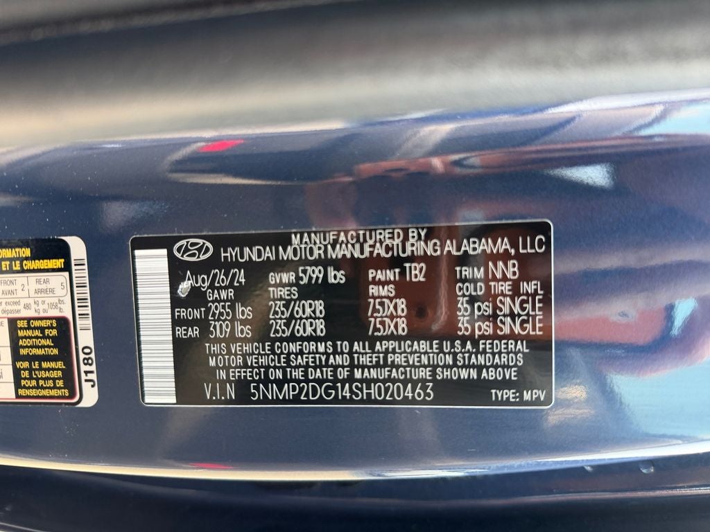 2025 Hyundai Santa Fe Hybrid SEL