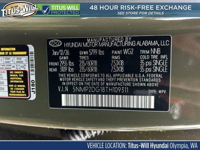 2026 Hyundai Santa Fe Hybrid SEL