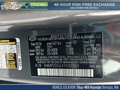 2026 Hyundai Santa Fe SEL AWD