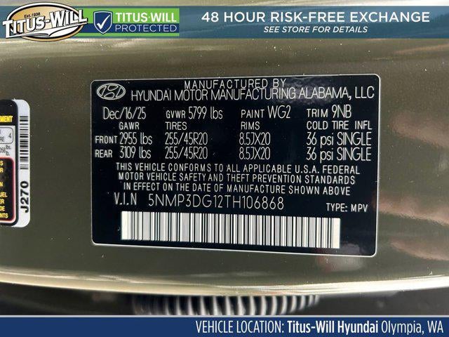 2026 Hyundai Santa Fe Hybrid Limited