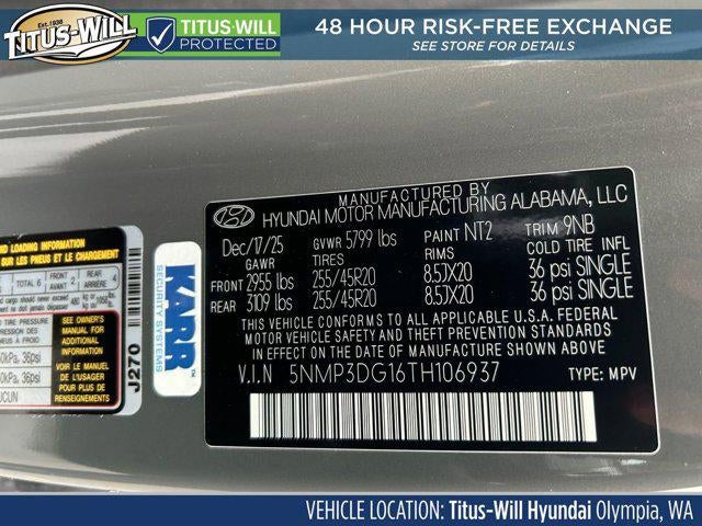 2026 Hyundai Santa Fe Hybrid Limited