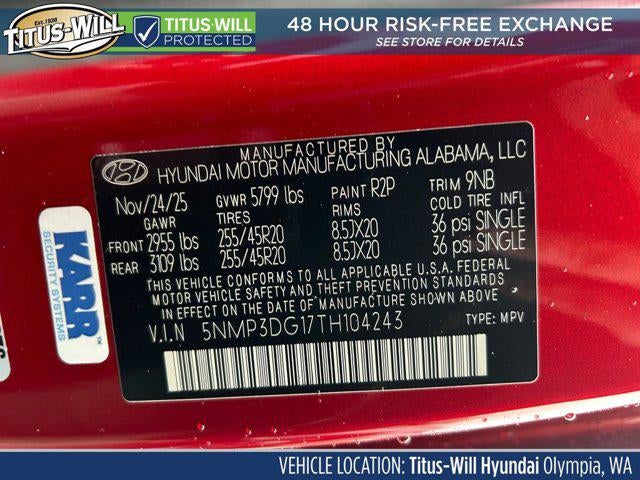 2026 Hyundai Santa Fe Hybrid Limited