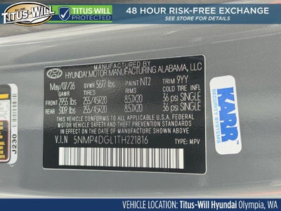 2026 Hyundai Santa Fe Limited AWD