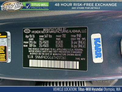 2026 Hyundai Santa Fe Limited AWD