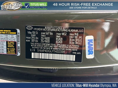 2026 Hyundai Santa Fe Limited AWD