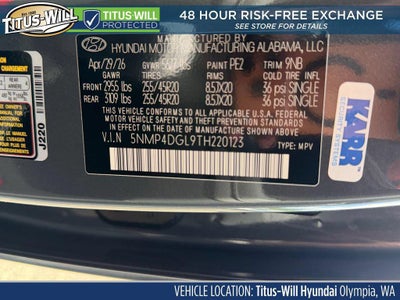 2026 Hyundai Santa Fe Limited AWD