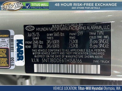 2026 Hyundai Santa Cruz SEL AWD